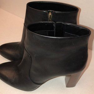 Ann Taylor Leather Ankle Boots
